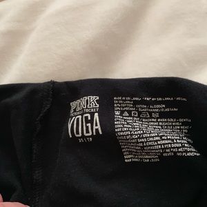 PINK yoga pants. Size XS